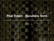 Tablet Screenshot of pilar-tobon.com